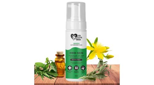 Gyógyhatású Fül-Bőr-Redő és Szemkörnyék ápoló hab - Medi Skin 175 ml (We Love Bark)