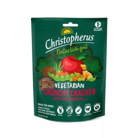 Vegetariánus Jutalomfalat - Almával és Lencsével - 125 g ( Christopherus )