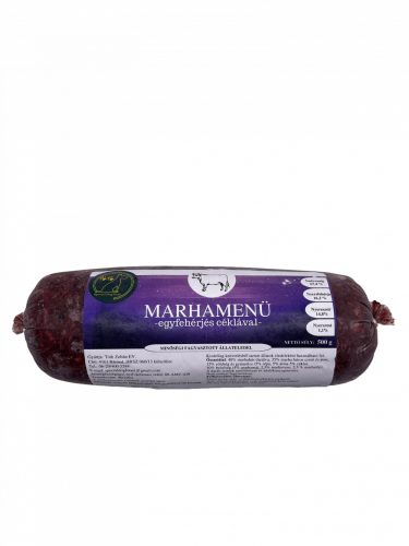 Marha menü céklával 500g (Special Dog Food)