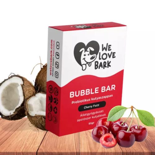 Prebiotikus szőrápoló kutyaszappan - Bubble Bar 95 g - (We Love Bark)