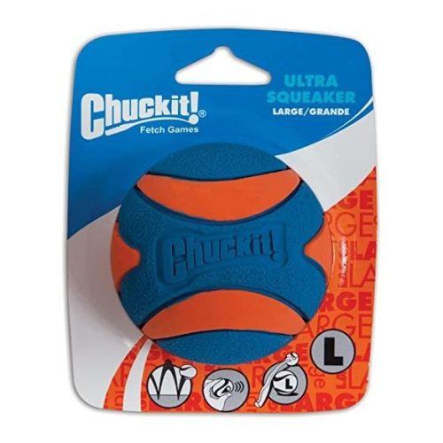 Ultra Squeaker Ball - sípolós labda L (Chuckit!)