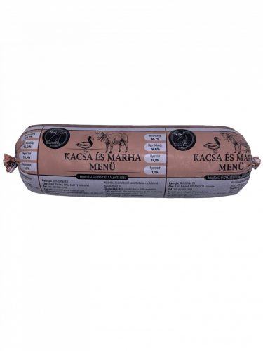 Kacsa-Marha menü 500g (Special Dog Food)