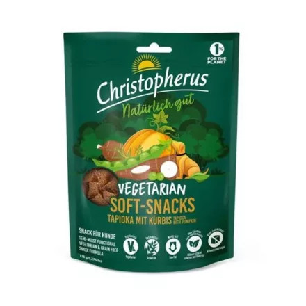 Vegetariánus jutalomfalat - Tápiókával és Tökkel - 125 g ( Christopherus )