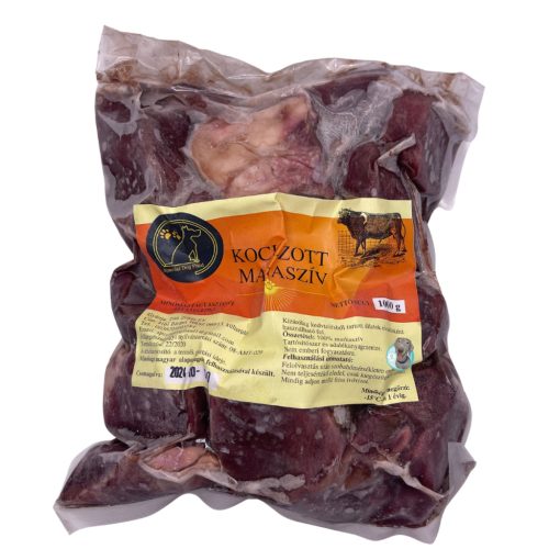 Kockázott Marhaszív 1 Kg (Special Dog Food)