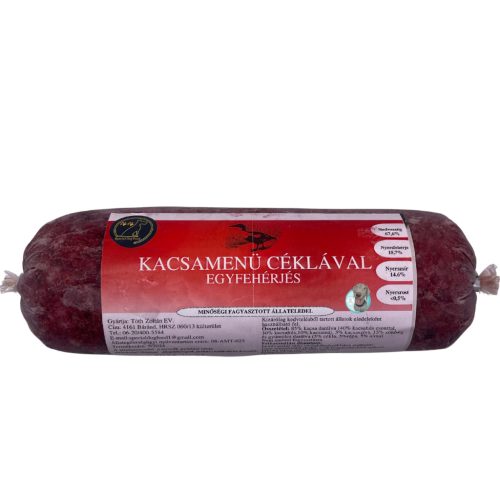 Kacsa menü céklával 500 g ( Special Dog Food )