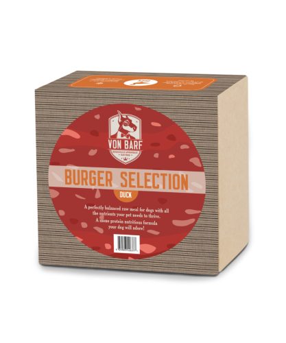 Von Barf Burger Selection ( Kacsa ) 1 Kg (200 g X 5) 