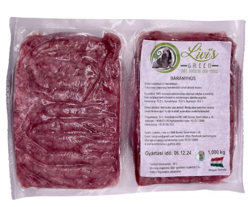 Bárányhús darált 1 Kg (Livi’s Green)