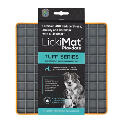 LickiMat® Tuff Playdate™ Tuff Series - narancssárga